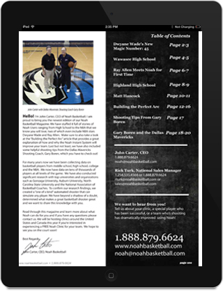 Download Our Noah Basketball Magazine