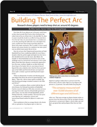 Download Our Noah Basketball Magazine